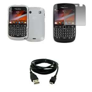   Cover + Screen Protector + USB Data Cable for BlackBerry Bold 9930