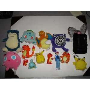  Pokemon Figurines and Plush Toys 