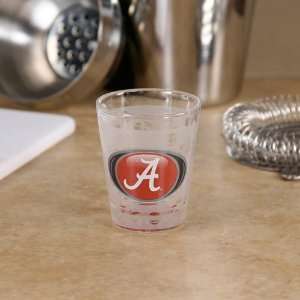   Crimson Tide 2 oz. Frosted Bottoms Up Shot Glass