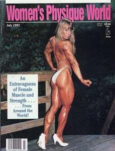 WOMENS PHYSIQUE WORLD muscle mag/SHARON MARVEL 7 92  