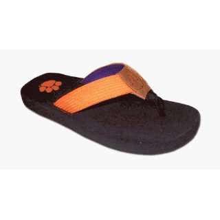 Comfy Feet   CLEZSSM   Clemson Sandal   Small   Mens 6 to 7  