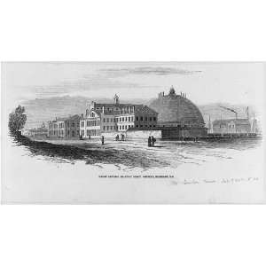   Great Central Railway Depot,Detroit,MI,Wayne Co.,1850