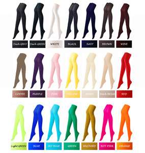Colorful Opaque Pantyhose Stockings Tights Leggings 80 Denier Color 