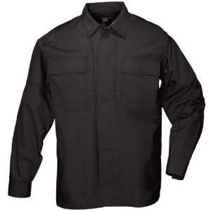  TDU Shirt, S/S Poly/Cotton Rip Shirt Black 6XL Sports 