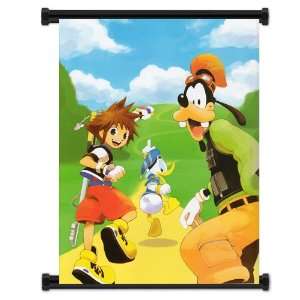 Kingdom Hearts Game Fabric Wall Scroll Poster (32x42 