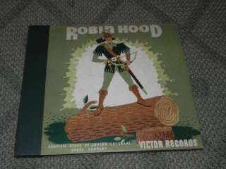 Robin Hood Junior Programs Opera Company Victor 78 RPM  