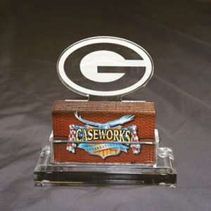   Packers NFL Business Card Holder w/ Gift Box   CAS GBP NFL BCH 1 GB