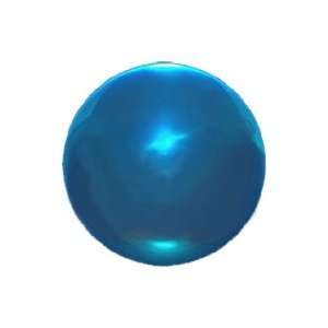  Aqua Acrylic Contact Juggling Ball   76mm (3 Inches) Toys 