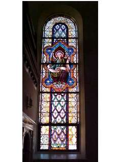 Beautiful large set of Church Stained Glass Windows +  