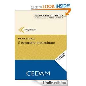 Il contratto preliminare (Italian Edition) Serrao Eugenia  