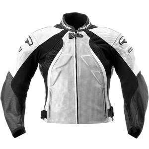  Fieldsheer Flex Leather Jacket   40/Silver Automotive