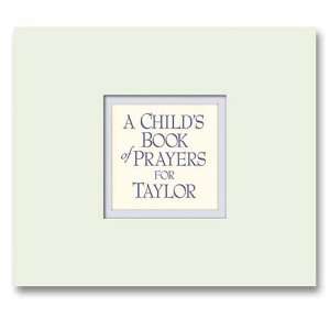  Personalized Childs Book of Prayers (for Boys)
