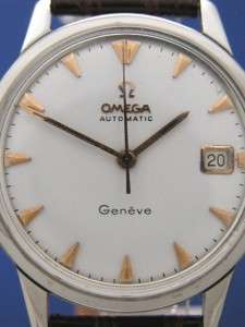 Mans Omega Geneve Automatic Stainless Vintage Watch  562 CAL MVMT 