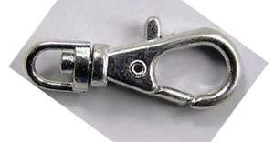 25 SWIVEL CLIPS for KEY RING~Cell Strap ~ Lobster Clasp  