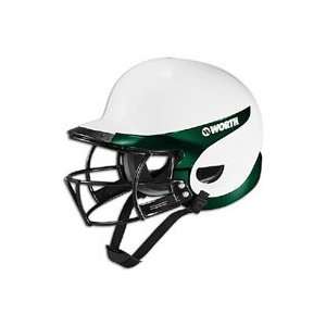  Worth Liberty Home Helmet, White/Dark Green With Face 