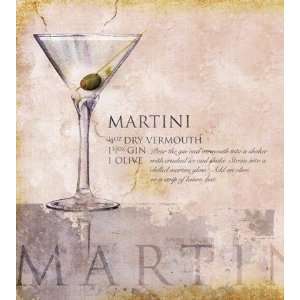 Martini Finest LAMINATED Print Scott Jessop 20x20 