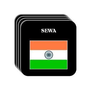 India   SEWA Set of 4 Mini Mousepad Coasters