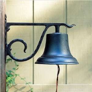  Large Country Bell (Black) Patio, Lawn & Garden