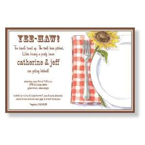  Country Placesetting Party Invitations