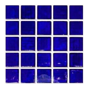  Diamond tech glass tiles   mosaic royal blue paper faced 