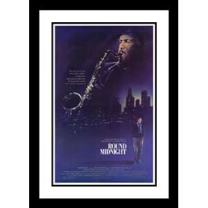  Round Midnight 32x45 Framed and Double Matted Movie Poster 