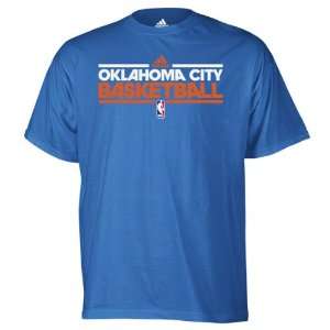  Oklahoma City Thunder adidas 2011 2012 On Court Practice T 