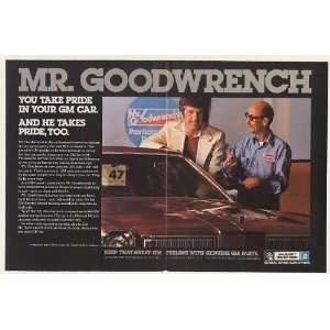  1978 GM Mr Goodwrench Service Tech Pride Double Page Print 