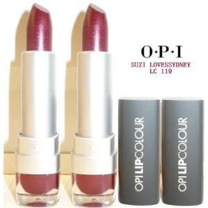  OPI Lipcolour #LC 119 SUZI LOVES SIDNEY (Qty, Of 2 LipSticks 