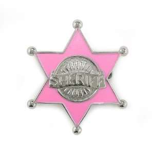  Cowgirl Pink Sheriff Badge Toys & Games