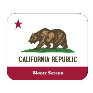  US State Flag   Monte Sereno, California (CA) Mouse Pad 