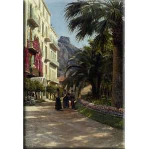  The Serenade 21x30 Streched Canvas Art by Monsted, Peder 