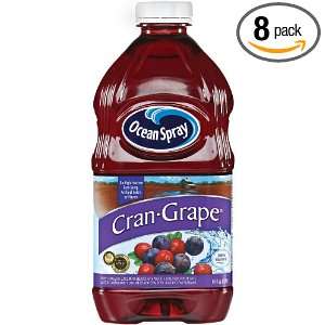 Ocean Spray Cran Grape Drink, 64 Ounce Bottles (Pack of 8)  