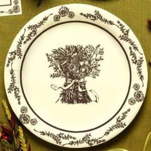  Season of Harvest 11 1/2 inch Paper Plates 8 Per Pack 