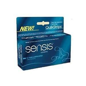  Sensis Condoms Thin Lub Size 12