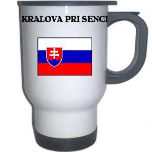  Slovakia   KRALOVA PRI SENCI White Stainless Steel Mug 