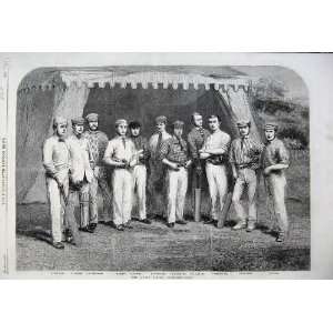  1861 Surrey Eleven Cricket Team Sport Dowson Caffyn
