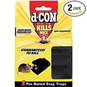  D Con Pre bait Clamshell Snap Trap, 2 Count (Pack of 2 