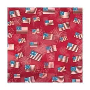  New   Patriotic Paper 12X12   Freedom Flags by Karen 