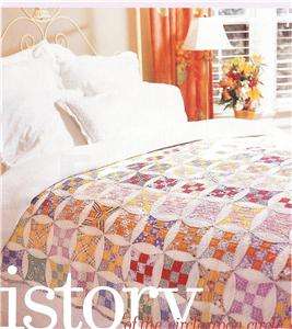 CIRCLE UPON CIRCLE ~ SCRAPPY VINTAGE LOOK ~ PATCHWORK QUILT PATTERN 