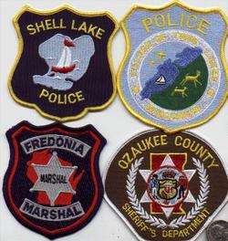 WISCONSIN POLICE OFFICER PATCH OZAUKEE COUNTY SHERIFF  