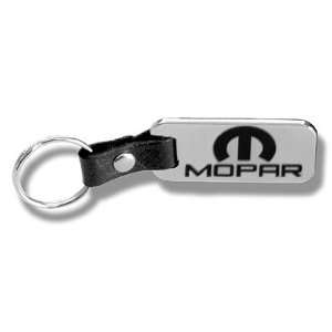  Mopar Key Chain (Chrome with Leather Strap) Automotive
