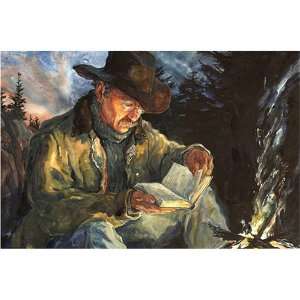  Campfire Reader Signed Giclée