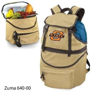  Oklahoma State Printed Zuma Picnic Backpack Beige Sports 