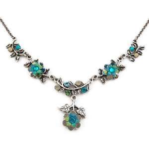  Seductive Michal Negrin Silver Plated Necklace Adorned 