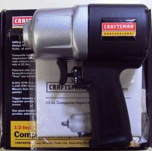 Craftsman 1/2 in Professional Air Impact Wrench. Model # 19865  
