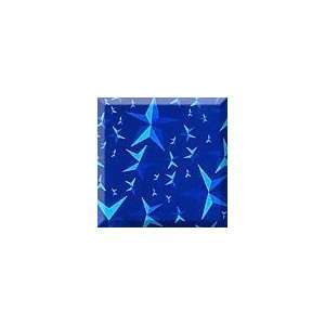   30 X 100 Holographic Blue Stars Gift Wrap