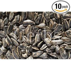 Whole Sunflower Seeds Raw   10 Pound Grocery & Gourmet Food