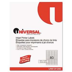  Universal Clear Multiuse Permanent Self Adhesive Labels 