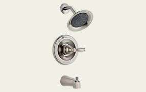 Peerless Delta P88775 BN Scald Guard Tub & Shower Faucet Brushed 