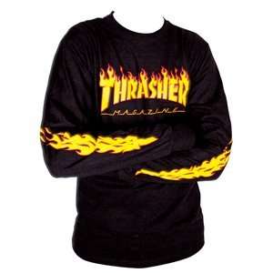 Thrasher L/S Flame Sleeve,S 